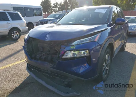 2021 Nissan Rogue Sv Fwd из США, поврежденный, VIN JN8AT3BA5MW011683